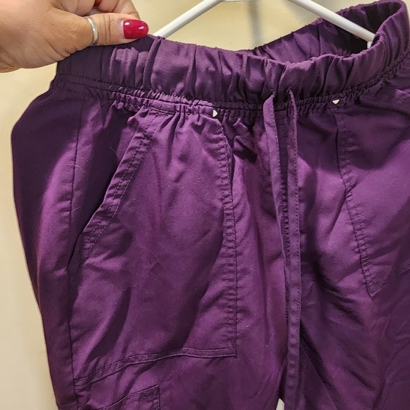 SCRUBSTAR Women's Purple scrub pant Size S - Picture 9 of 12